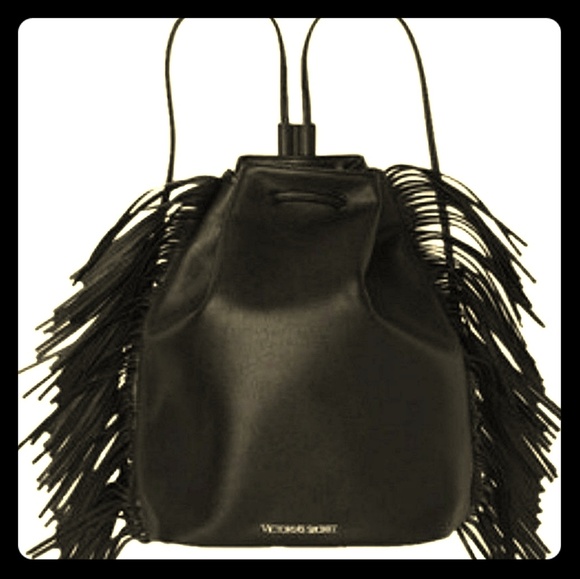 CLOSEOUT SALE!! NWOT Victoria's Secret Leather Backpack - Picture 5 of 5